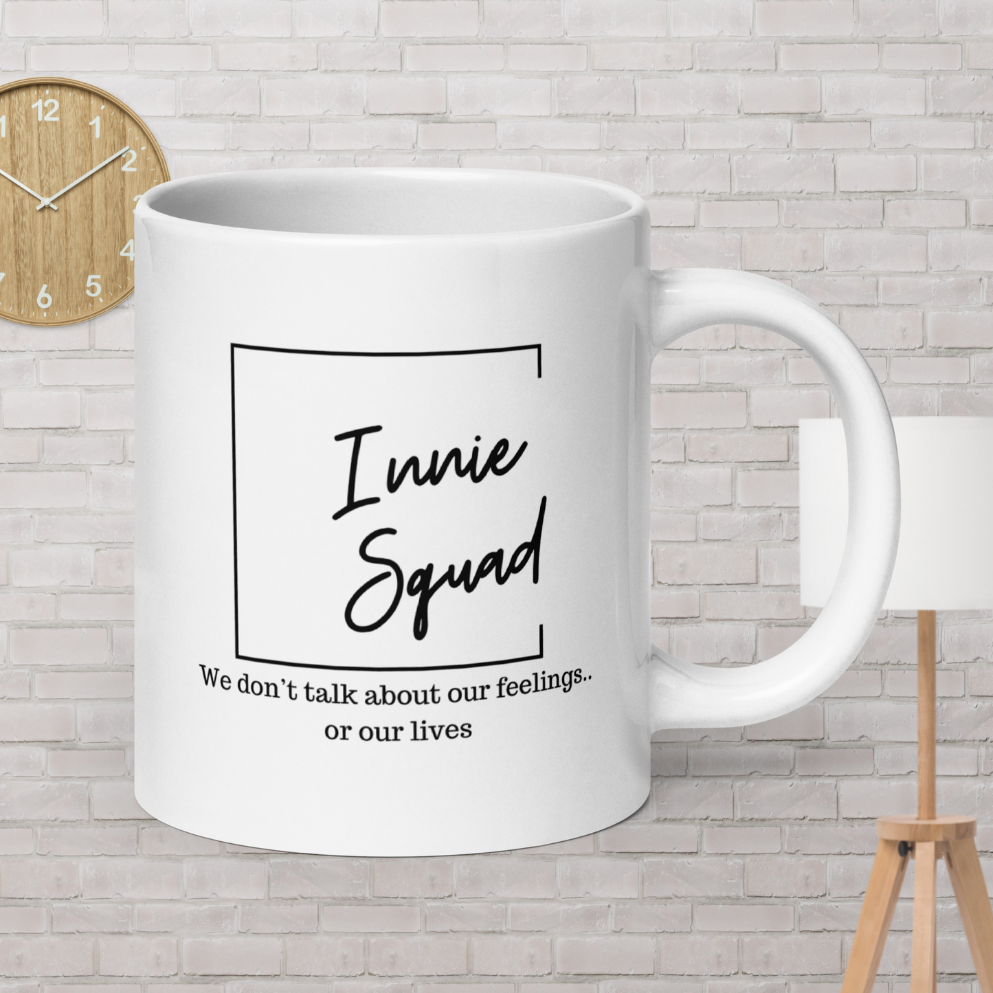 Severance Innie Squad White glossy mug